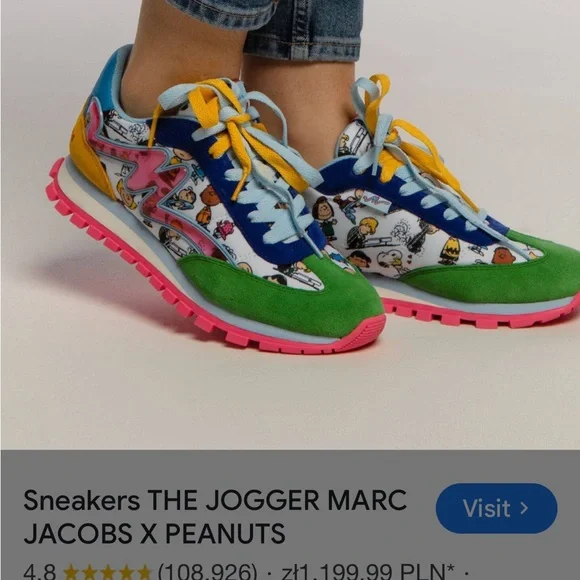 MARC JACOBS, Sneakers TI, JOGGER MA, JACOBS X PEANUTS